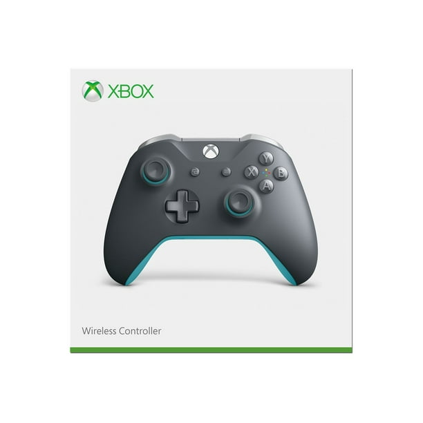 Manette sans fil Microsoft Xbox One (gris/bleu)