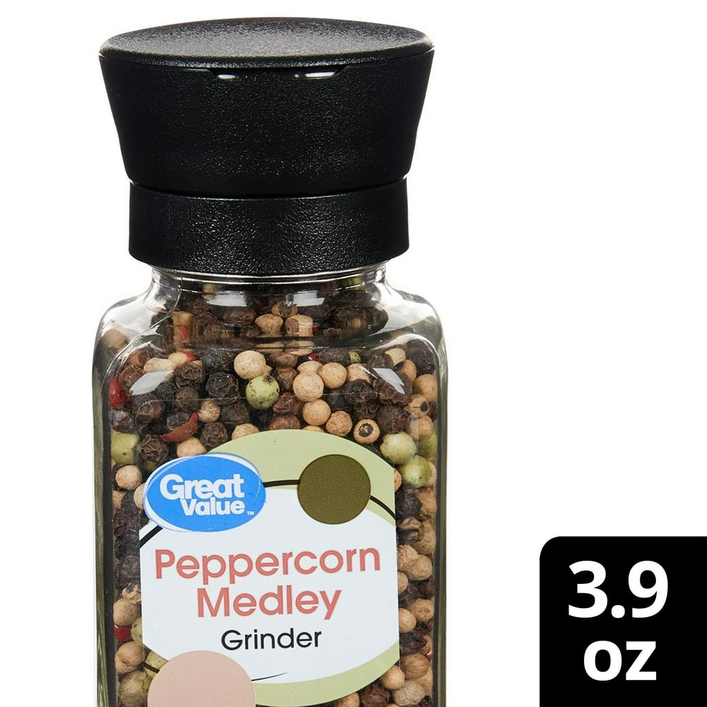 Great Value Peppercorn Medley Grinder, 3.9 oz
