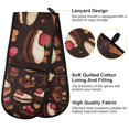thumbnail image 2 of Yayeee Double Oven Mitt Kitchen Heat Resistant Baking 35" x7" Quilted Glove, Sweet Cakes, 2 of 6
