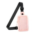 thumbnail image 2 of Bolso de pecho Yinane para hombre y mujer bolso pequeño de moda deportivo resistente al agua cruzado Rosa, 2 of 8