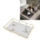 thumbnail image 5 of Bandeja Para Mostrador De Baño, Bandeja De Baño, Moderna, Elegante, Antideslizante, Organizador Versátil, Bandeja De Tocador Para Baño, Bandeja Rectangular Para Artículos De, 5 of 7