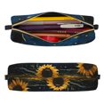 thumbnail image 2 of Fotbe Oil Starry Sky Sunflower Estuche para Lápices de Cuero con Estampado, Estuche con Cremallera Resistente, Organizador Compacto y Elegante para Papelería, 2 of 7