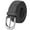Dark Gray, variant on Men Women Canvas Elastic Fabric Woven Stretch Braided Belt - Black Large