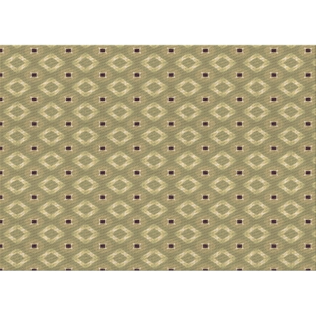 Ahgly Company Tapis Rectangulaire Lavable en Machine Intérieur Transitionnel Marron, 6 Pieds x 9 Pieds