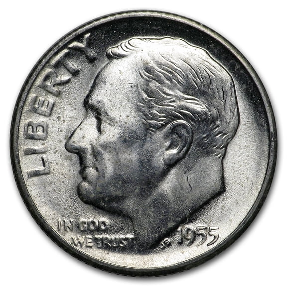 1955-S Roosevelt Dime BU
