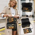 thumbnail image 4 of Pzuqiu Butterfly Moon Women's Leather Crossbody Bag with Chain Strap Trendy Quilted Leather Crossbody Bags for Women Practical Craftsmanship Casual for Teen Girls-Women, 4 of 7