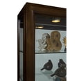 thumbnail image 6 of Pulaski Curios 5 Shelf Curio Cabinet with Sliding Door in Deep Brown, 6 of 9