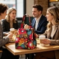 thumbnail image 6 of onlyliua Gifts Japanese-Style Insulated Bento Lunch Bag Portable Thermal Food Tote Lightweight Reusable School Office Picnic Cooler Compact Design Easy-Clean Thermal Carrier, 6 of 8