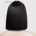 Wigs for Women Women's Wig Short Straight Hair With Flat Bangs Bob One Cut Wig Headcover Wigs