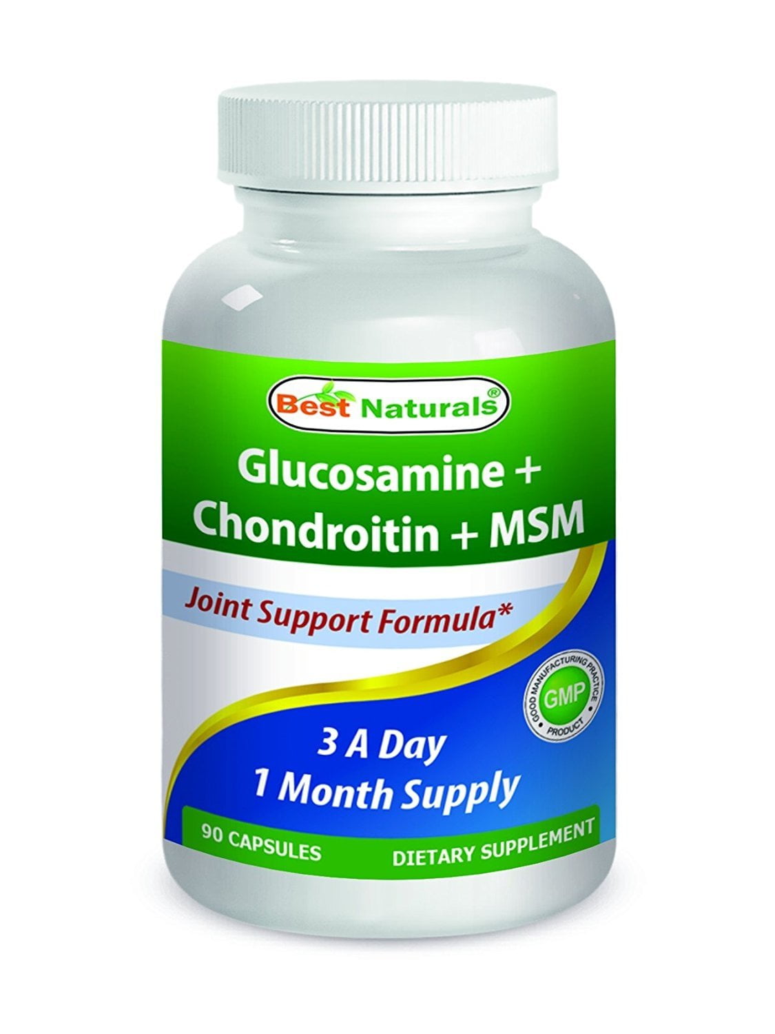 Best Naturals, Glucosamine Chondroitin MSM Supplements, 2600 mg per