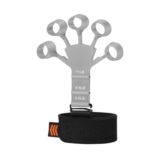 Ejercitador de dedos, entrenador de fuerza, ejercicio, fortalecedor de dedos para gimnasio, Fitness, escalada , 1pc gris Macarena Pinza de dedo