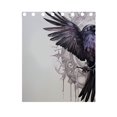 thumbnail image 4 of Bird Mirror Curtains Black Out 63 Inch Length Curtains for Sliding Glass Doors Bedroom Living Room 2 Panels Set, 4 of 5