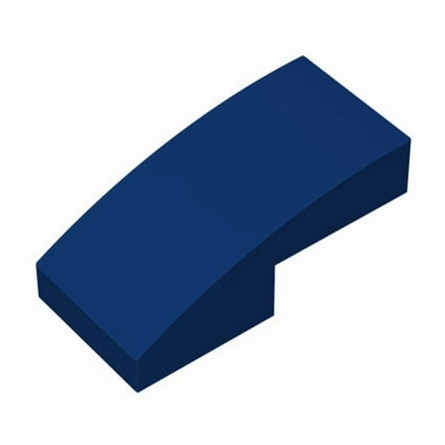 Lot 11477 Slope Curved 2 x1 Arc Slope Buildings Blocks Toys For Children Compatible Educational Creative Size Gift DIY MOC Dark Blue 100PCS