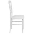 thumbnail image 4 of Flash Furniture Napoleon Resin Stackable Accent Chair in White, 4 of 9