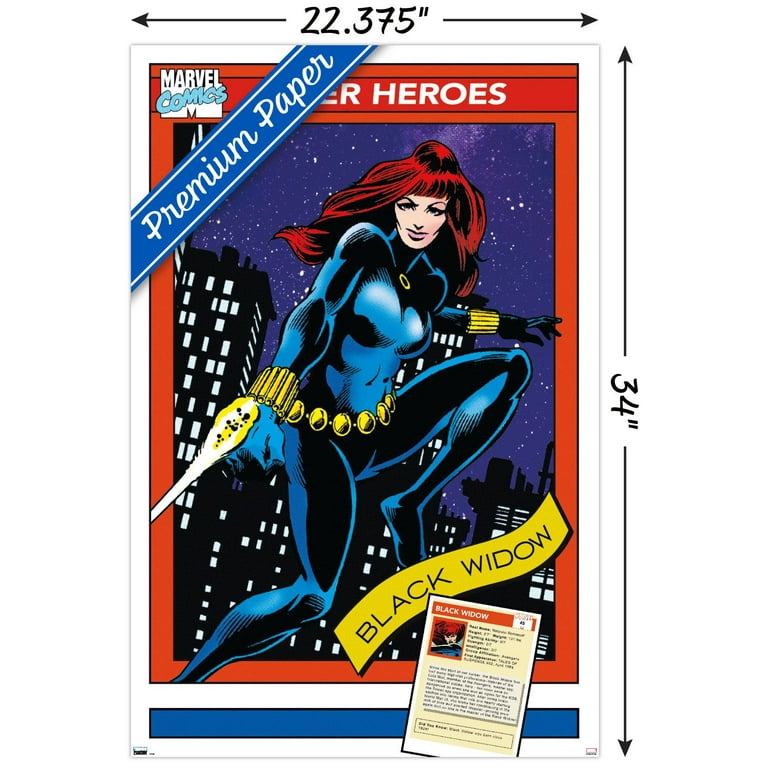 Marvel Trading Cards - Black Widow Wall Poster, 22.375