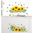 thumbnail image 4 of Billuyoard Calcomanías autoadhesivas extraíbles de flores de arte de autoensamblaje de puerta de personalidad pegatinas de pared de cocina Decoración del hogar tipo3/30x60cm, 4 of 6