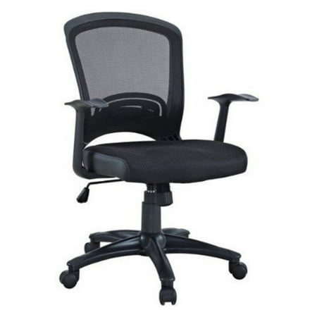 Classic Work Chair - Manhattan Comfort Gracie Classic Adjustable Office Chair - Black