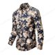 thumbnail image 1 of Camisas hawaianas con flores y plantas, camisas de fiesta con flores, camisas de moda para hombres y mujeres, blusas de playa de verano de manga larga, ropa para hombres Voion, 1 of 6