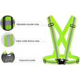 thumbnail image 3 of Reflective Vest Running Gear 3Pack, Adjustable Safety Vests High Visible Reflective Belt Straps, 3 of 6