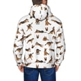 thumbnail image 5 of Zip Up Hoodies for Men - German Shepherd Dog No.1009 Long Sleeve Comfrt Men'S Fashion Hoodies & Sweatshirts, Jackets for Men Hoodies Pullover Clothing Clothes with Pouch, 5 of 5
