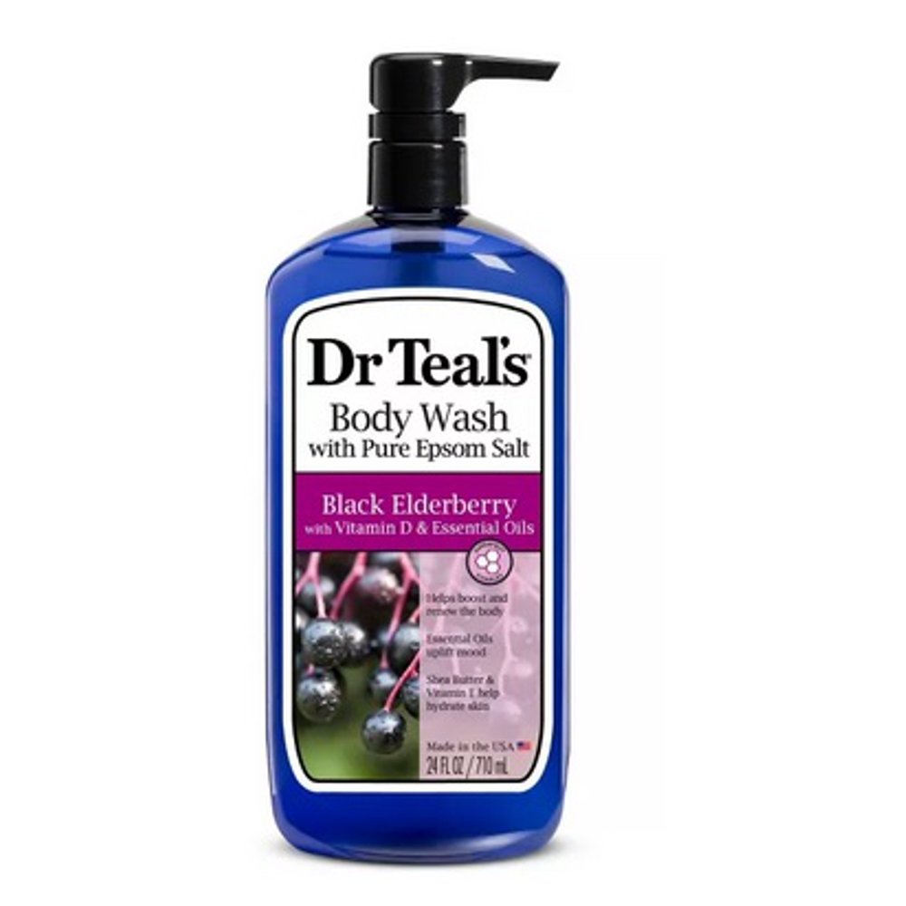 Dr. Teal's Elderberry Boost & Renew Body Wash, 24 oz.