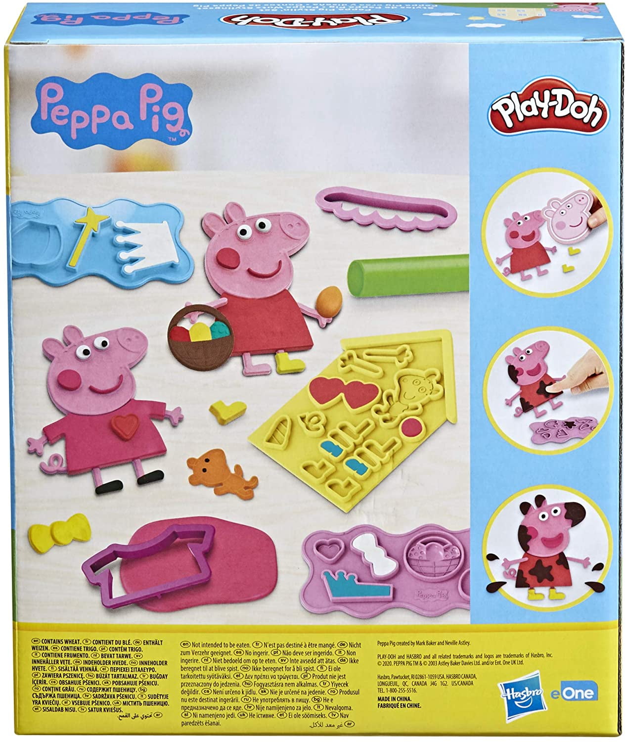 Playdoh Set Play-Doh Peppa Pig Stylin' Set Colors 11 Tools