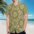 thumbnail image 5 of High Quality Hawaiian Shirts for Men Short Sleeve Aloha Beach Shirt Floral Summer Casual Button Down Shirts Blouses LBYPLS, 5 of 7