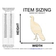 thumbnail image 2 of Unfinished Wood Unfluffed Turkey Shape 46" / 3/4", 2 of 3