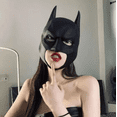 thumbnail image 4 of Adecuado Para La Máscara De Látex De Batman, Negro, 4 of 5