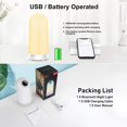 thumbnail image 5 of Haut-parleur Bluetooth Veilleuse, Lampe de Chevet à Contrôle Tactile Réveil avec Minuterie, Haut-Parleur Sans Fil, Lumières Chaudes à 3 Niveaux & 14 Couleurs Lampe de Table LED, Meilleur Cadeau pour Adultes, Adolescents, Enfants, Garçons et Filles, 5 of 5