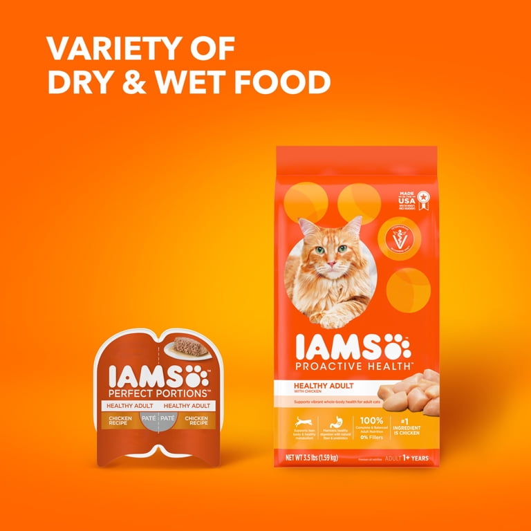 Iams Proactive Health Chicken Adult Dry Cat Food, 7 lbs.