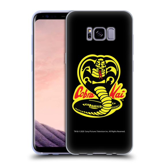 Head Case Designs Officially Licensed Cobra Kai Graphics Logo Soft Gel Case Compatible with Samsung Galaxy S8+ / S8 Plus