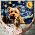 thumbnail image 6 of Glenofimaal Terrier Dog Canvas Van Gogh Starry Night Wall Art Gifts Canvas Wall Art Frame Music Artist Customized Canvas Framed Photo Art Work For The Bedroom(Gifts For Dog Lover ), 6 of 6