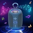 thumbnail image 1 of Feltree Compact Bluetooth Handheld Speaker - Wireless Portable Sound Box with Deep Bass, TF Card Music Player AUX Input for Outdoor Party Travel, 1 of 8