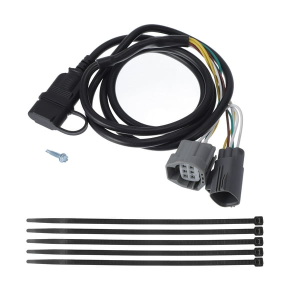 Unique Bargains 4 Pins Trailer Wiring Connector Cord for JEEP Gladiator 2023 Trailer Wiring Harness Extension with Connector 1Pcs