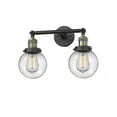 thumbnail image 1 of Innovations 2-LT LED Beacon 17" Bathroom Fixture - Black Antique Brass - 208-BAB-G204-6-LED, 1 of 1
