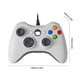 thumbnail image 3 of 2 uds. Controlador Juegos con Cable Gamepad Ergonómico para Xbox 360 Blanco, 3 of 4