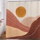 thumbnail image 5 of 1 cortina de ducha con diseño de amanecer, resistente al moho, impermeable, 183 x 183 cm TUNC Sencillez, 5 of 5