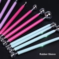 thumbnail image 2 of Baohd Clay Sculpting Tool Set Gifts For Artists And Crafters Ball Stylus Double End Dotting Tools purple, 2 of 6