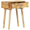thumbnail image 2 of vidaXL Bedside Cabinet 16.9"x11.8"x22.8" Solid Mango Wood, 2 of 12