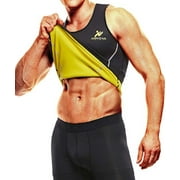 SEXYWG Sweat Vest for Men Neoprene Waist Trainer Tank Weighted Vest Waist Trimmer Sauna Suit Running Vest
