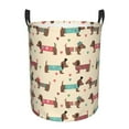 thumbnail image 6 of Lsque Dachshund Dog Puppy pattern Laundry Hamper Basket, Tall Woven Rope Hamper Basket for Clothes, Lightweight Storage Basket, Collapsible Waterproof-, 6 of 8