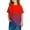 Red1, variant on Lmnyox Kids Summer Short Sleeve T Shirt Loose Crew Neck Casual Tee Shirts Girls Boys Fashion Gradient Shirt