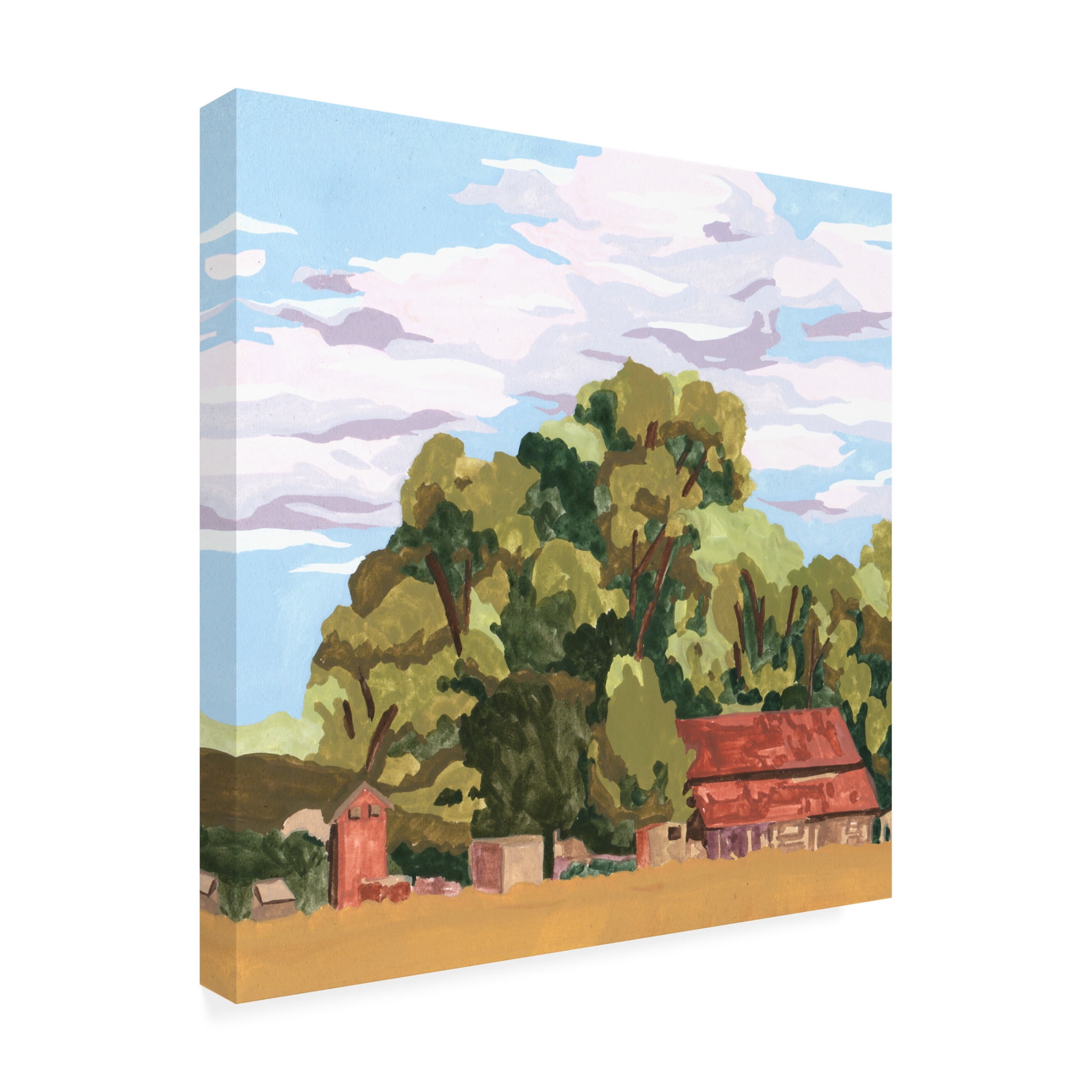 Trademark Fine Art Melissa Wang  House in Village II Canvas Wall Art