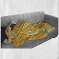thumbnail image 6 of Lemons Soft Flannel Fleece Throw Blanket, Refreshing Ice Cold Lemonade Freshly Squeezed Advertisement on Grungy Border, Cozy Plush for Indoor and Outdoor Use, 50" x 60", Orange Bluegrey, by Ambesonne, 6 of 6