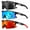 (3 Pack)B02-black+ice Blue+red, variant on Sport Sunglasses for Men Polarized Mens Sunglasses Women: Sun Glasses with UV403 for Running Cycling Fishing