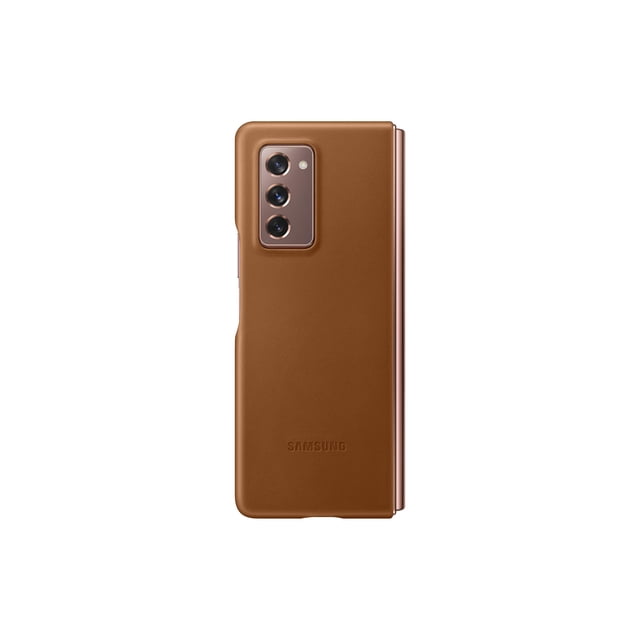 Funda para Samsung Galaxy Z Fold 2 5G de Cuero Marrón