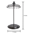 thumbnail image 5 of Black Bird Rotating Necklace Holder Bracelet Stand / Jewelry Organizer / Jewelry Tree, 5 of 5