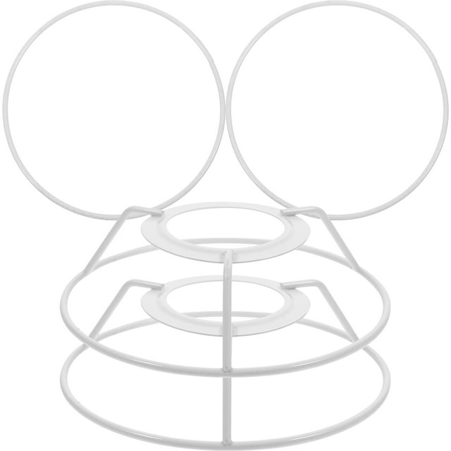 2 sets of Lamp Shade Rings Lampshade Holder Frame Lampshade Support Ring Accessory