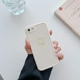 thumbnail image 4 of Compatible with iPhone 7/8/SE 2020/SE 2022 Case for Women Girls,Cute Love Heart Pattern Glossy Soft Slim TPU Protective Bumper Case for iPhone 7/8/SE 3/2 4.7＂-White, 4 of 7